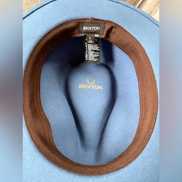 Brixton Messer wool fedora - Picture 3 of 5